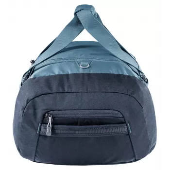 Mala de viagem DEUTER Duffel 35 atlantic-ink — capacidade 35 L, fundo impermeável, pegas de transporte