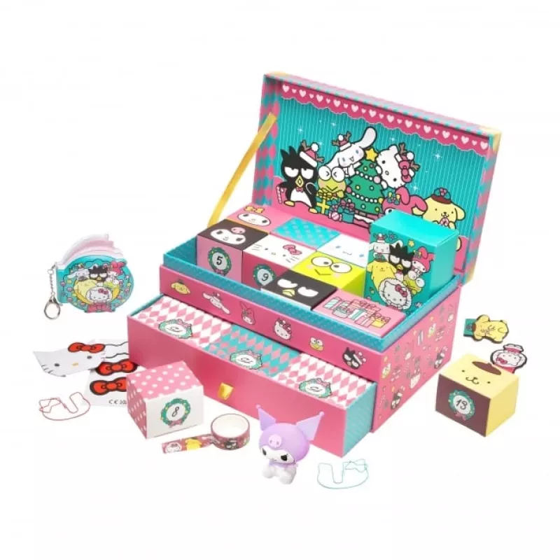 Calendário de advento caixa de arrumação Paladone Hello Kitty modelo PP15340HKF