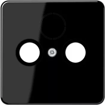 Jung Tampa para tomada de antena preto CD 561 SAT preto (CD561SATSW)