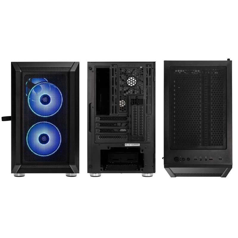 Caixa Micro-ATX Kolink Citadel Mesh RGB – preto