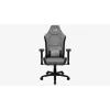 Cadeira gaming universal Aerocool Crown AeroSuede com assento acolchoado, cinzento pedra
