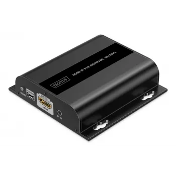 Recetor Digitus HDMI IP PoE, 4K/60Hz