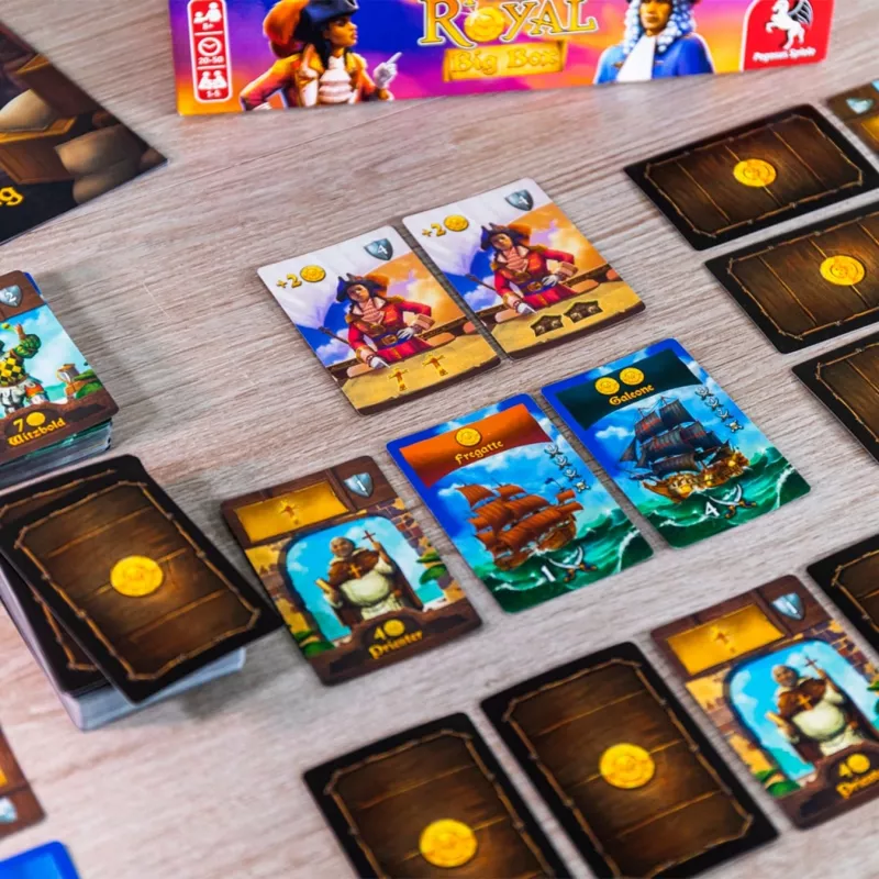 Pegasus Spiele Port Royal Big Box jogo de tabuleiro