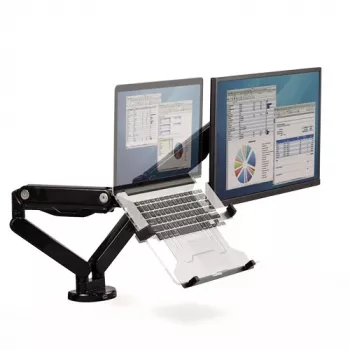 Base para portátil Fellowes Ergonomics para braços de monitor – suportes VESA