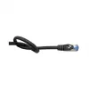 Cabo de rede Cat.6A SmartFLEX HF Good Connections preto 0,25m