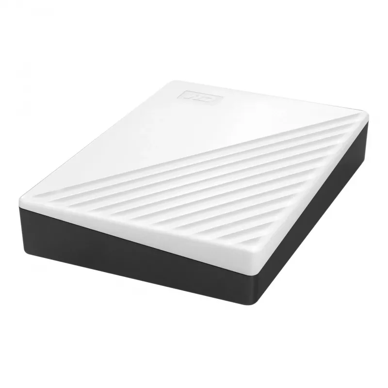 Western Digital WD My Passport 5 TB branco USB 3.0 / 2,5 polegadas, 19,15 mm / encriptação de 256 bits / WD Backup / branco (WDBPKJ0050BWT-WESN)