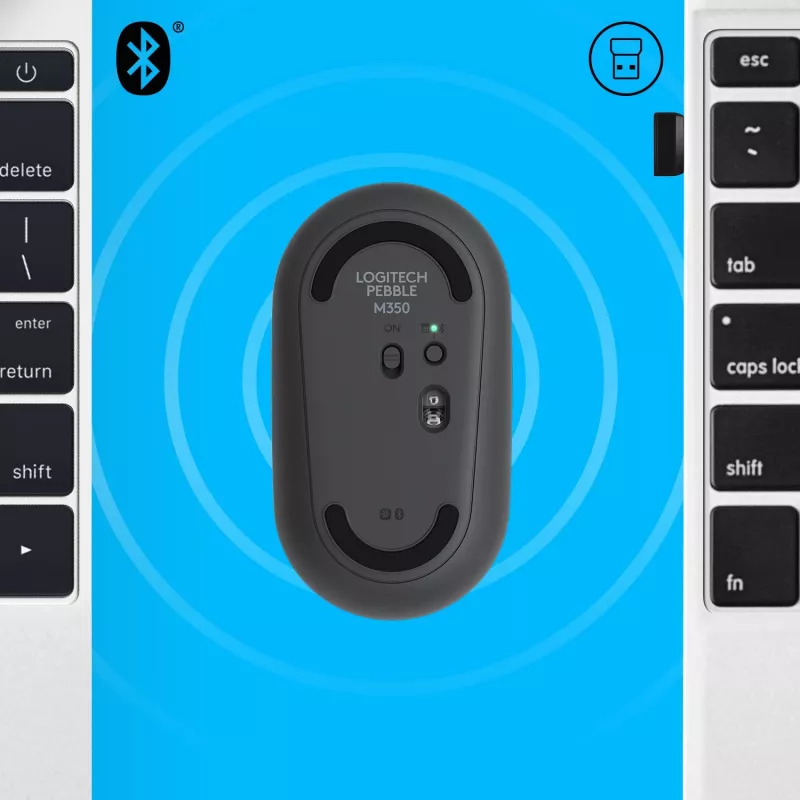 Rato USB Ótico Sem fios M350/GRAPHITE 910-005718 Logitech