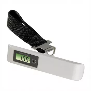 Balança de bagagem TerraTec KW-50 — balança digital com ecrã, capacidade 50 kg
