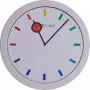NeXtime Relógio 3048 Color Change, Ø28 cm, parede, branco/multicolor