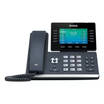 Telefone IP Yealink SIP-T54W preto 10 linhas LCD Wi-Fi