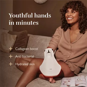 Máscara LED de mão silk'n HLM1PE1001 para rejuvenescimento e hidratação da pele