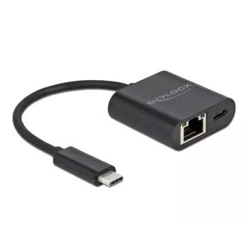 Adaptador USB Type-C DeLOCK 66644 Gigabit LAN Power Delivery