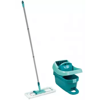 Conjunto de esfregona Leifheit espanador de pó ferramenta de limpeza Professional XL verde com carrinho 55096