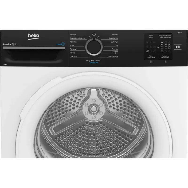 Máquina de secar roupa BEKO BM3T3823WBW modelo slim