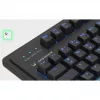Teclado mecânico com fio tamanho completo KeySonic KSK-8202ELU-T (DE) — USB, layout alemão, preto