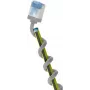 Goobay cabo de rede CAT 6A ultraflexível fino U/FTP cinzento - ficha extra-curta (74311)