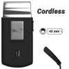 Máquina de barbear para homem Wahl 3615-1016, máquina de barbear de rede, aparador, preto, prata