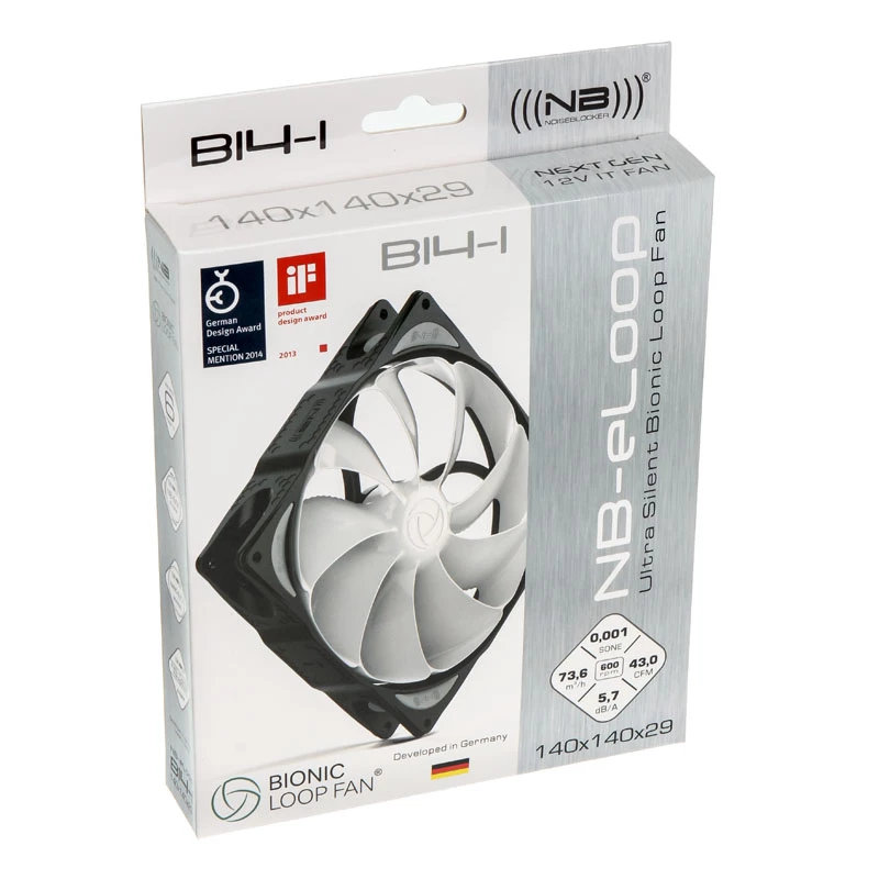Ventoinha NOISEBLOCKER NB-eLoop B14-1 140 mm preta