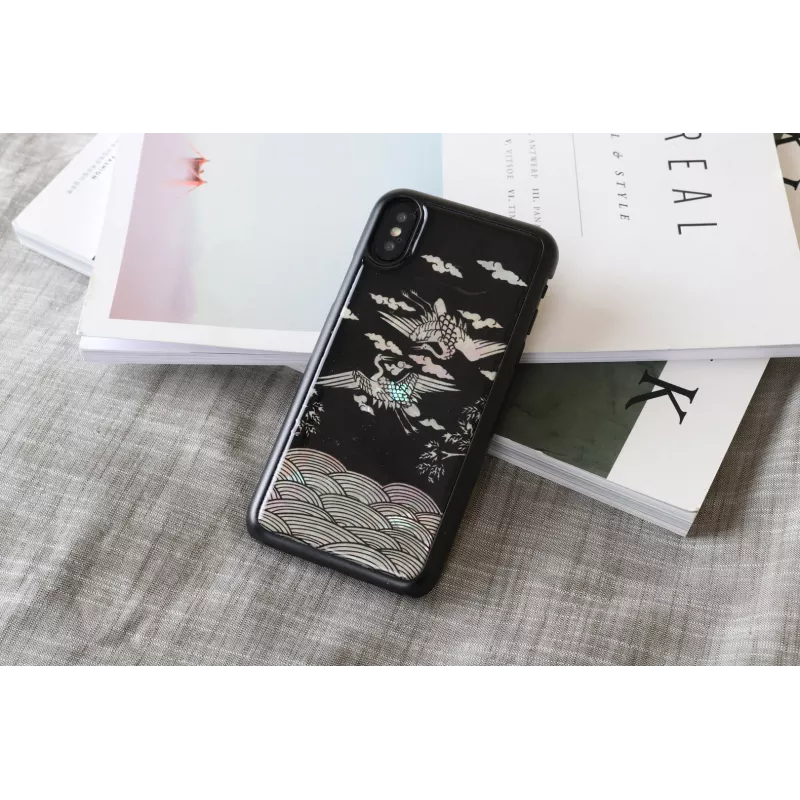 iKins Crane capa para iPhone XS/X, preta, K1697J