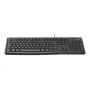 K120 Teclado com fios, com fios, USB, QWERTZ, preto