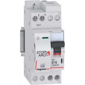 Interruptor de proteção contra incêndios (AFDD) Legrand 415922 com disjuntor para proteção elétrica