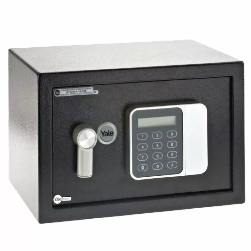 Cofre autónomo Yale YSG/200/DB2 — aço, fechadura de combinação, 8,6 L, 310×200×200 mm, preto