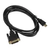 Adaptador de cabo de vídeo Akasa AK-CBHD06-20BK 2m DVI-D HDMI preto
