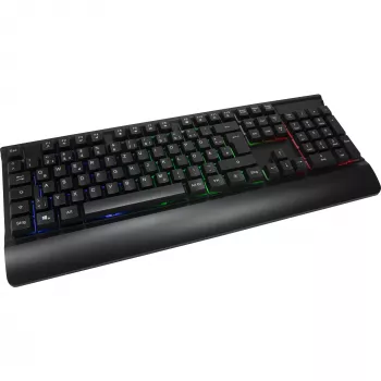 Conjunto de teclado e rato gaming com fios INTER-TECH KC-3000 RGB retroiluminado, ligação USB