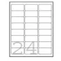 Avery - Etiquetas de endereço - branco - 63,5 x 33,9 mm - 2400 etiquetas (100 folhas x 24) (L7159-100)
