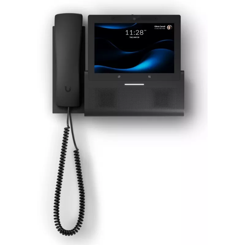 Ubiquiti UniFi G3 Touch Wall UTP-G3-Touch-Wall telefone VoIP, ecrã tátil de 7 polegadas 1280 x 800, câmara de 5 MP, 2x Gigabit LAN, PoE+, Wi-Fi 5 (802.11a/b/g/n/ac), Bluetooth 4.2, preto