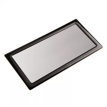 Filtro de poeira para radiadores de 240 mm DEMCiflex DF0031 — moldura preta e malha preta