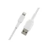 Belkin BOOST CHARGE - Cabo Lightning - Lightning macho para USB macho - 3 m - branco - para Apple iPad/iPhone/iPod (Lightning)