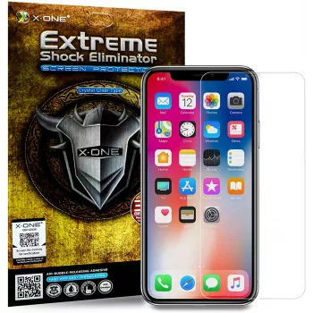 Película de proteção de ecrã Shock Eliminator X-ONE para iPhone 7 Plus – preto