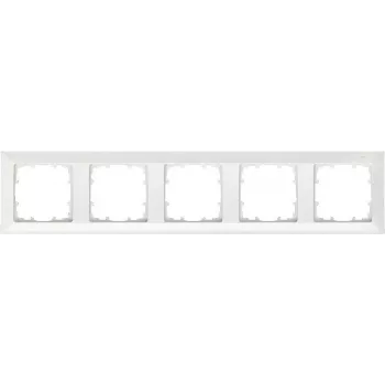 Siemens 5TG25550 moldura titânio, branco