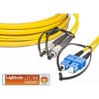 Lightwin LDP-09 FC-SC 15.0 FD cabo de fibra ótica 15 m OS2 amarelo (LDP-09 FC-SC 15.0 FD)