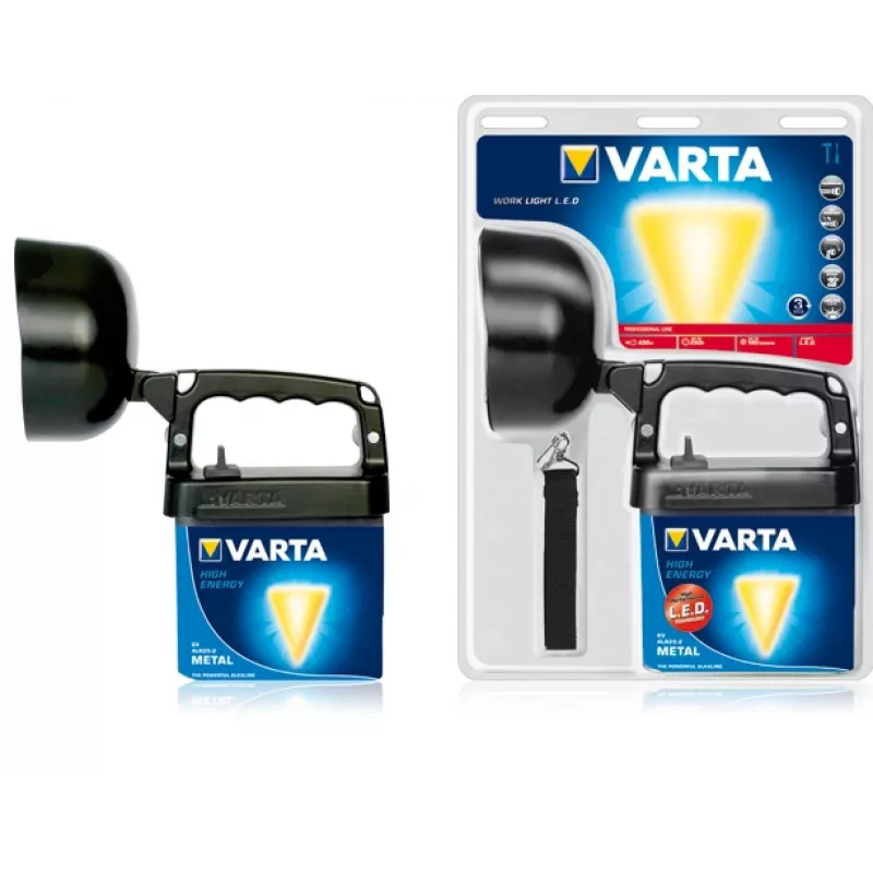 Lanterna de mão Varta 18660101421 LED 4W 190lm preto azul
