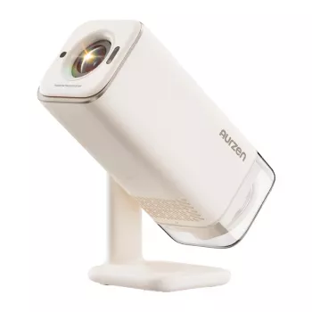 Projetor Aurzen Boom Air Google TV CastplayGold – projetor inteligente compacto com Google TV
