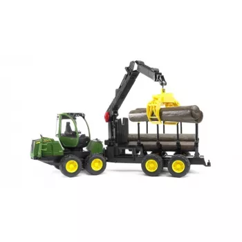 Bruder John Deere 1210E Forwarder com garra