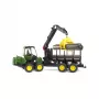 Bruder John Deere 1210E Forwarder com garra