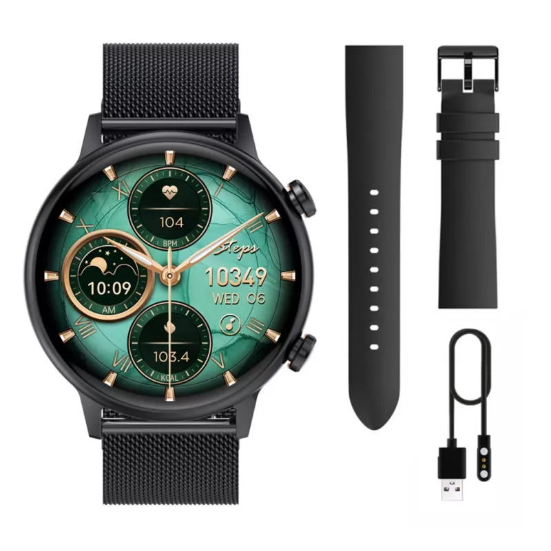 Smartwatch Manta Alexa Mini SWU502BK preto