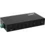 EXSYS GmbH Hub USB 3.2 Gen 2x1 metálico de 7 portas, 7x USB-C, 57W (EX-12277HMS)