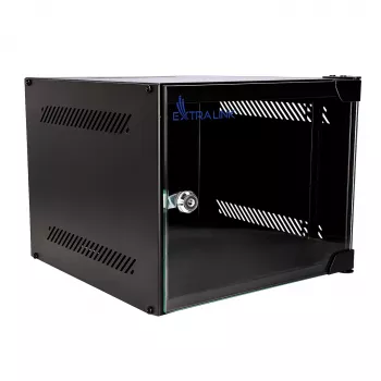 EXTRALINK LITE 4U 10 280X310 Armário de rack de parede preto