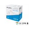 Cabo de rede LANBERG Cat6 U/UTP LCU6-11CU-0305-S, 305 m, 23 AWG, cinzento, bainha HDPE