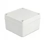 Caixa DeLOCK caixa de instalação IP65 à prova de água 125 x 125 x 75 mm cinzento