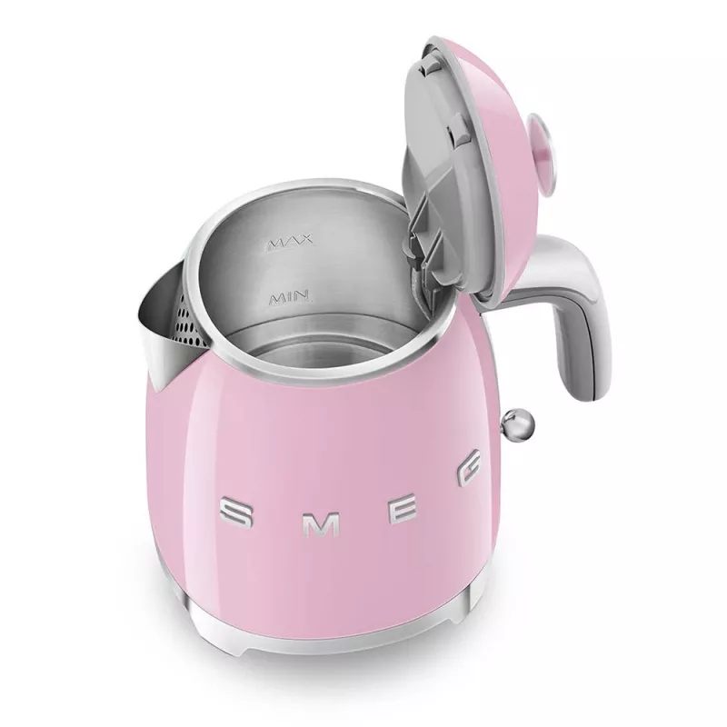 Chaleira elétrica Smeg 0,8 L 1400 W rosa