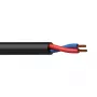 Cabo de áudio PROCAB PLS215/1 100m preto cobre AWG 16