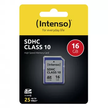 Cartão de memória Intenso 16 GB SDHC Class 10 3411470