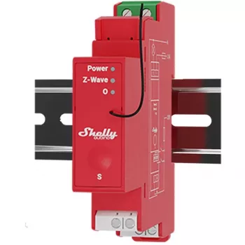 Relé de semicondutor Shelly Qubino Wave PRO 1PM vermelho 16A 110-240V
