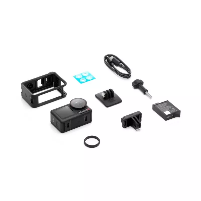 DJI Osmo Action 5 Pro Standard Combo câmara de ação, 40 MP, 4K Ultra HD 120 fps, sensor CMOS de 1/1,3", à prova de água a 20 m, preta