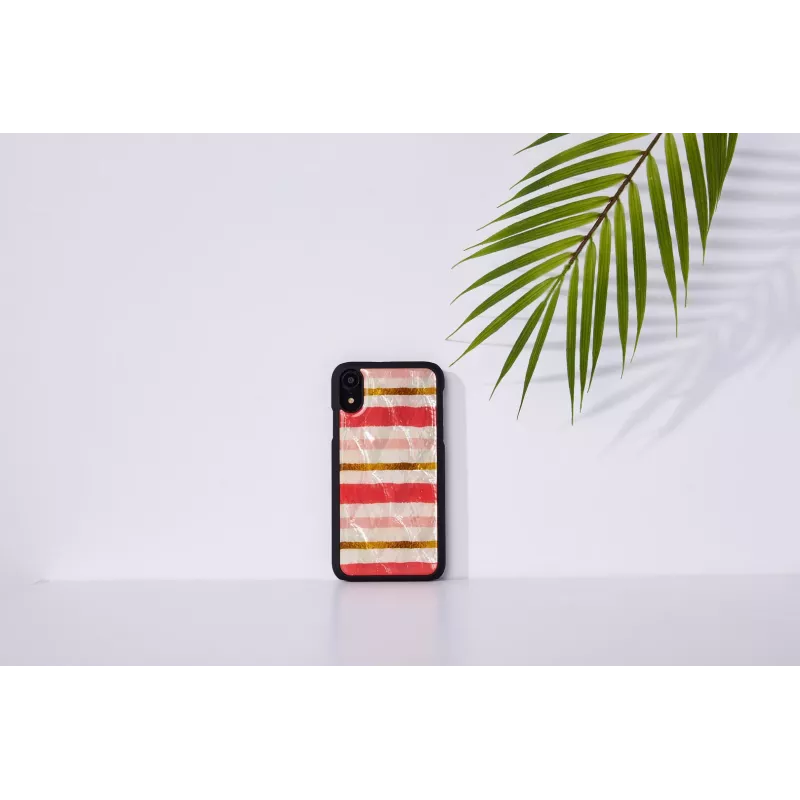 Capa para smartphone iKins para iPhone XR — design short cake, preta